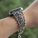 accessories Silver 8 / 38mm/40mm Apple Watch Series 5 4 3 2 Band, Cuff Rose Gold Band, Stainless Steel, Women Strap, Bangle Bracelet, fits 38mm, 40mm, 42mm, 44mm
