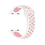accessories White Light Pink / 38mm / 40mm S Apple Watch Series 5 4 3 2 Band, Silicone Strap Bracelet Sport Wrist Watch Belt Rubber  38mm, 40mm, 42mm, 44mm - US Fast shipping