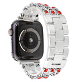 Apple Apple Watch band, Bling Crystal Rhinestone Diamond Stainless Steel Link Bracelet Strap, Series 1 2 3 4 iwatch  44mm/ 40mm/ 42mm/ 38mm
