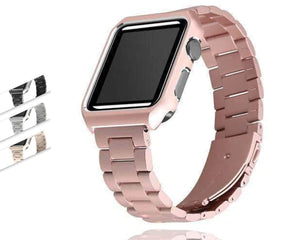 Apple Apple watch band case stainless steel  strap 42mm/38 metal bracelet for iwatch series 1/2/3 - USA Fast Shipping