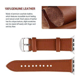 Apple Apple Watch Band Genuine leather silver adaptor connector clasp buckle,  Series 1 2 3 4 5 Sport Bracelet iwatch strap fits 44mm/ 40mm/ 42mm/ 38mm