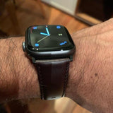 Apple Apple watch band mens Genuine Leather Wax Oil Skin band bracelet for Apple Watch Series 1 2 3 4 Watchband Replacement Strap Men 44mm/ 40mm/ 42mm/ 38mm