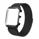 Apple Apple Watch band Milanese mesh magnetic Loop stainless steel metal Strap & Watch Case bundle  42mm 44mm iwatch 4/3/2/1 38mm 40 mm Bracelet Watchband - USA Fast Shipping