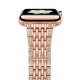 Apple Apple watch bling women band, Shiny diamond crystal cz bracelet strap, Stainless steel watchband,  For iwatch 42mm 38mm  44mm 40mm Series 5 4 3