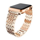 Apple Apple watch bling women band, Shiny diamond crystal cz bracelet strap, Stainless steel watchband,  For iwatch 42mm 38mm  44mm 40mm Series 5 4 3