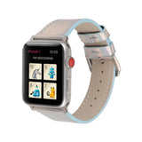 Apple Apple Watch iridescent Metallic shine Faux Leather Watchband iwatch 4 40mm 44mm 38mm 42mm  Replacement Bracelet Strap
