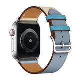 Apple Apple watch Leather Strap For  herm band 4 3 iwatch band 42mm 38mm 44mm 40mm  bracelet for apple watch 4, US Fast Shipping
