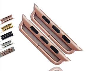 Apple Apple Watch Series 5 4 3 2 Band, Adapter connector lugs 2PCS connector, Replacement Metal Stainless Steel Iwatch with tool, 38mm, 40mm, 42mm, 44mm - US Fast Shipping