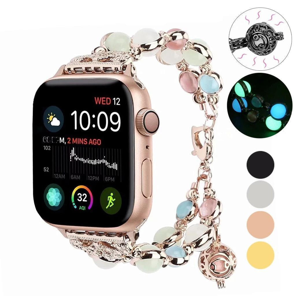 Apple Apple Watch Series 5 4 3 2 Band, Beaded Luminous Glow in dark 38mm, 40mm, 42mm, 44mm - US Fast shipping
