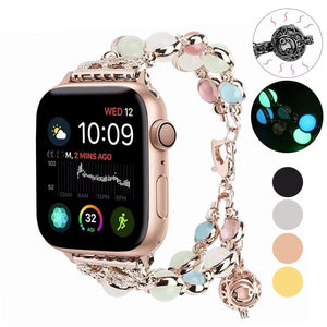 Apple Apple Watch Series 5 4 3 2 Band, Beaded Luminous Glow in dark 38mm, 40mm, 42mm, 44mm - US Fast shipping