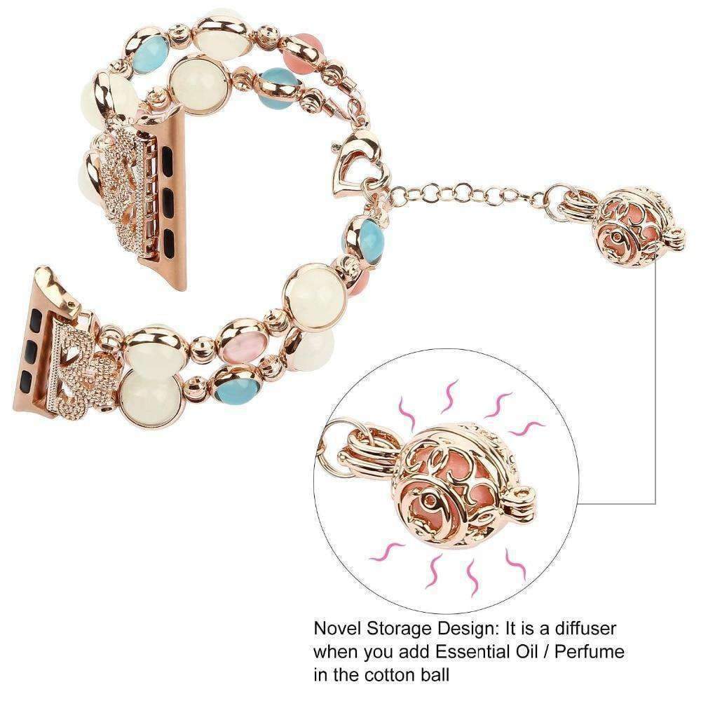 Apple Apple Watch Series 5 4 3 2 Band, Beaded Luminous Glow in dark 38mm, 40mm, 42mm, 44mm - US Fast shipping