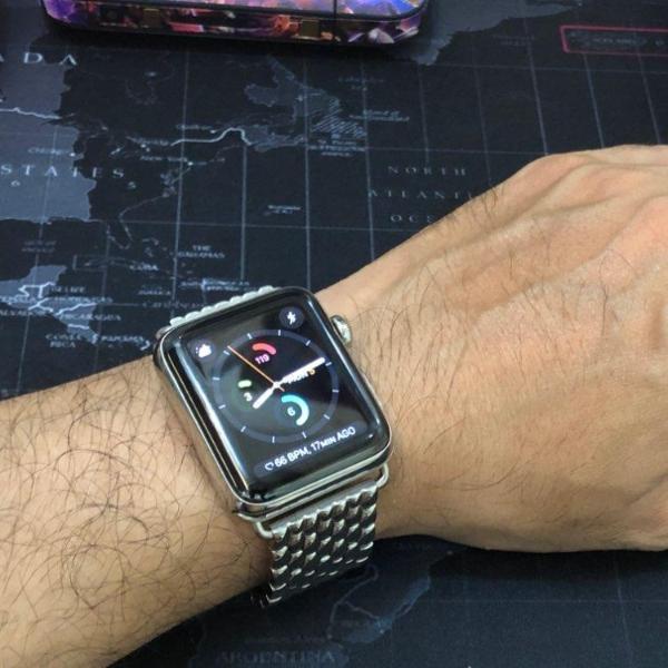 Apple Apple Watch Series 5 4 3 2 Band, Business Professional Style, Stainless Steel Strap Watch Band 40mm 44mm 38mm 42mm