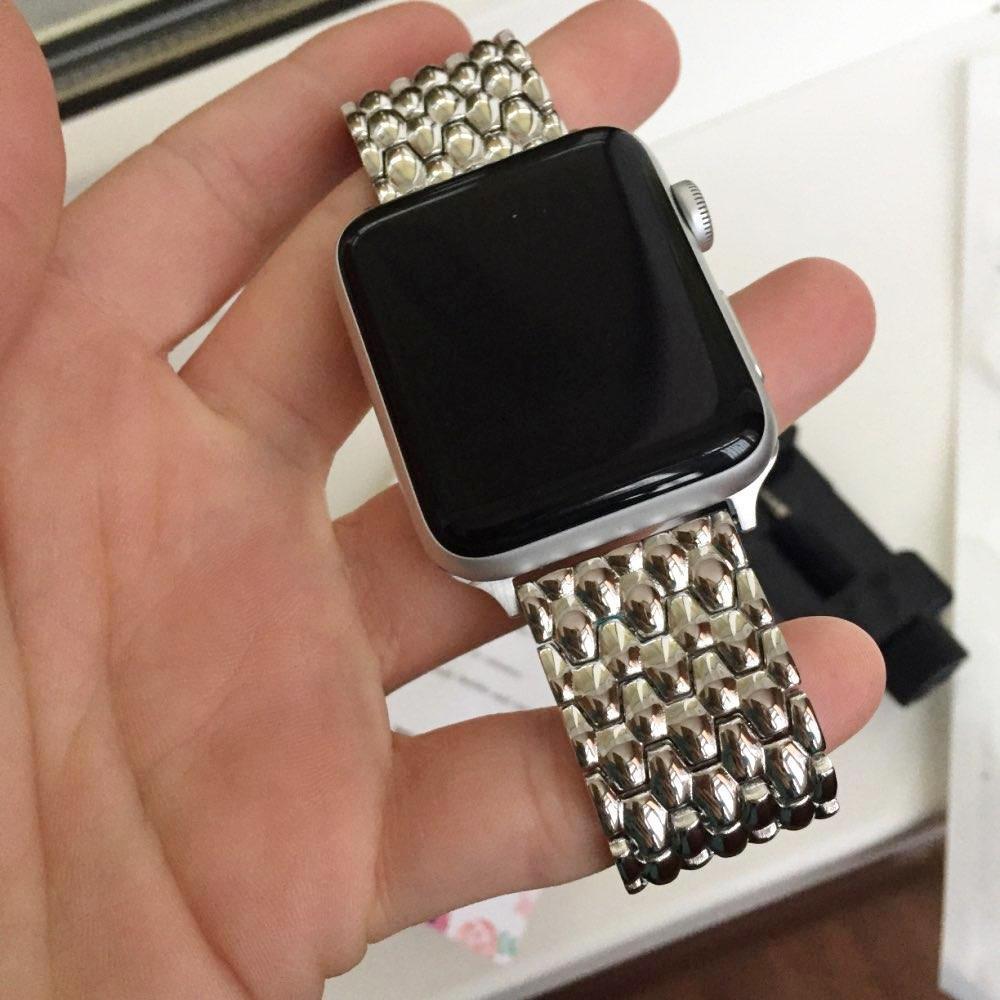Apple Apple Watch Series 5 4 3 2 Band, Business Professional Style, Stainless Steel Strap Watch Band 40mm 44mm 38mm 42mm