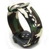 Apple Apple Watch Series 5 4 3 2 Band, Camouflage Wrist Belt Canvas Band Strap for Men 38mm, 40mm, 42mm, 44mm