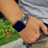 Apple Apple Watch Series 5 4 3 2 Band, Camouflage Wrist Belt Canvas Band Strap for Men 38mm, 40mm, 42mm, 44mm