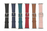Apple Apple Watch Series 5 4 3 2 Band, Classic Buckle Band for iWatch Calf Leather With Square Buckle Modern Design 38mm, 40mm, 42mm, 44mm