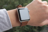 Apple Apple Watch Series 5 4 3 2 Band, Classic Buckle Band for iWatch Calf Leather With Square Buckle Modern Design 38mm, 40mm, 42mm, 44mm