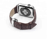 Apple Apple Watch Series 5 4 3 2 Band, Crocodile Grain cow Leather Butterfly Buckle Bands iWatch 38mm, 40mm, 42mm, 44mm -  US Fast Shipping