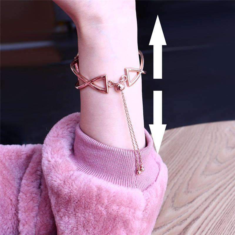 Apple Apple Watch Series 5 4 3 2 Band, Cuff Minimal Strap Stainless Steel With Tassel adjustable Buckle for Women 38mm, 40mm, 42mm, 44mm