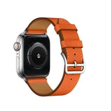 Apple Apple Watch Series 5 4 3 2 Band, Double Tour Watchbands Genuine Leather Strap Herm Bracelet 38mm, 40mm, 42mm, 44mm