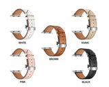 Apple Apple Watch Series 5 4 3 2 Band, Leather Strap Butterfly Clasp watchband Bracelet and Pin Buckle 38mm, 40mm, 42mm, 44mm US Fast Shipping