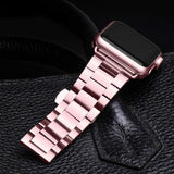 Apple Apple Watch Series 5 4 3 2 Band, Luxury case bundle set, Stainless Steel strap bracelet metal rolex link watchband, 38mm, 40mm, 42mm, 44mm