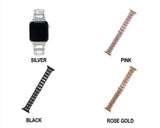 Apple Apple Watch Series 5 4 3 2 Band, Luxury Diamond Bling for Women Butterfly Buckle Metal Strap 38mm, 40mm, 42mm, 44mm
