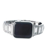 Apple Apple Watch Series 5 4 3 2 Band, Luxury Diamond Bling for Women Butterfly Buckle Metal Strap 38mm, 40mm, 42mm, 44mm