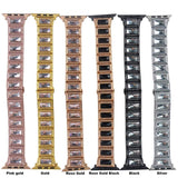 Apple Apple Watch Series 5 4 3 2 Band, Luxury Diamond Bling for Women Butterfly Buckle Metal Strap 38mm, 40mm, 42mm, 44mm