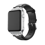 Apple Apple Watch Series 5 4 3 2 Band, Luxury Leather Formal Strap for iWatch  38mm, 40mm, 42mm, 44mm