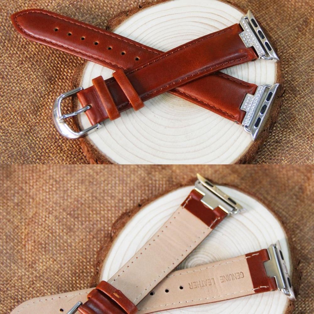 Apple Apple Watch Series 5 4 3 2 Band, Luxury Leather Formal Strap for iWatch  38mm, 40mm, 42mm, 44mm