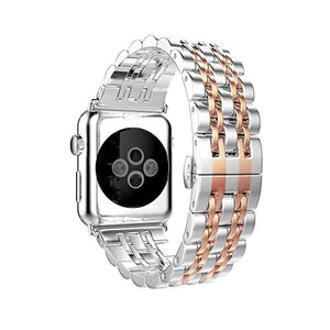 Apple Apple Watch Series 5 4 3 2 Band, Luxury metal Stainless Steel rolex Strap Bracelet Wrist Belt for iWatch 38mm, 40mm, 42mm, 44mm US Fast Shipping