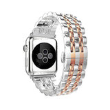 Apple Apple Watch Series 5 4 3 2 Band, Luxury metal Stainless Steel rolex Strap Bracelet Wrist Belt for iWatch 38mm, 40mm, 42mm, 44mm US Fast Shipping
