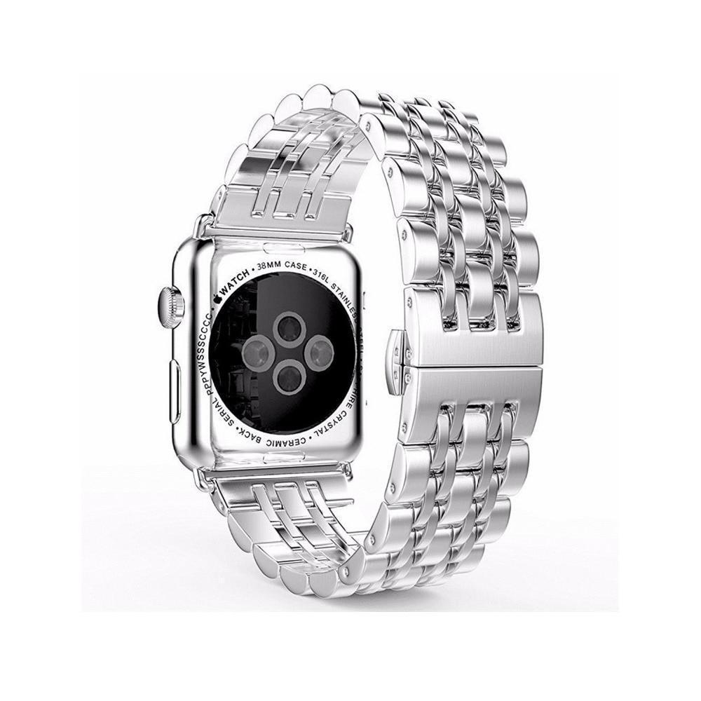 Apple Apple Watch Series 5 4 3 2 Band, Luxury metal Stainless Steel rolex Strap Bracelet Wrist Belt for iWatch 38mm, 40mm, 42mm, 44mm US Fast Shipping