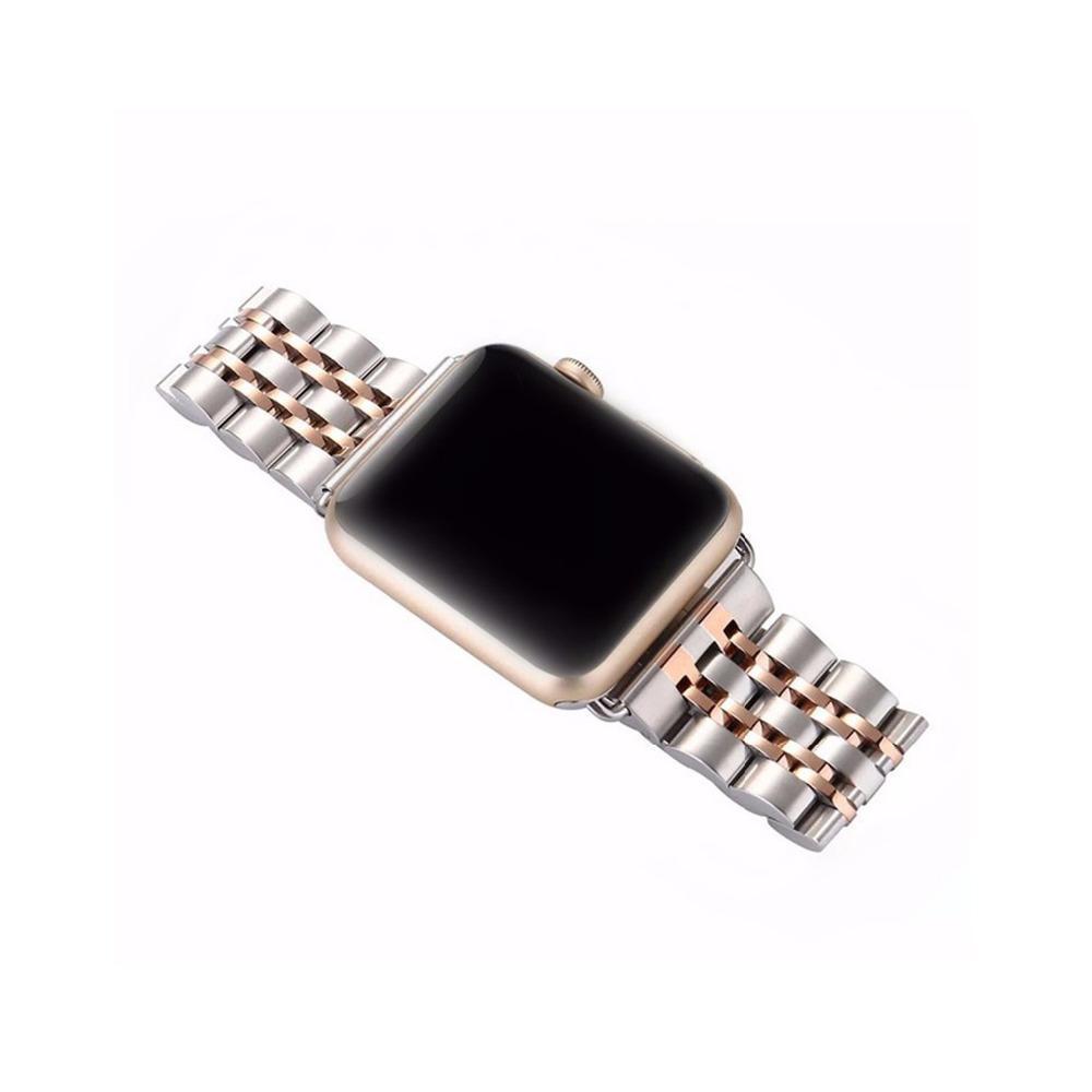 Apple Apple Watch Series 5 4 3 2 Band, Luxury metal Stainless Steel rolex Strap Bracelet Wrist Belt for iWatch 38mm, 40mm, 42mm, 44mm US Fast Shipping