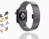 Apple Apple Watch Series 5 4 3 2 Band, Luxury Stainless Steel Link Bracelet Minimal band with adapters 38mm, 40mm, 42mm, 44mm - US Fast Shipping