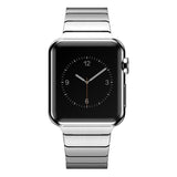Apple Apple Watch Series 5 4 3 2 Band, Luxury Stainless Steel Link Bracelet Minimal band with adapters 38mm, 40mm, 42mm, 44mm - US Fast Shipping