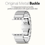 Apple Apple Watch Series 5 4 3 2 Band, Luxury Stainless Steel Link Bracelet Minimal band with adapters 38mm, 40mm, 42mm, 44mm - US Fast Shipping