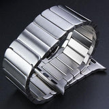 Apple Apple Watch Series 5 4 3 2 Band, Luxury Stainless Steel Link Bracelet Minimal band with adapters 38mm, 40mm, 42mm, 44mm - US Fast Shipping