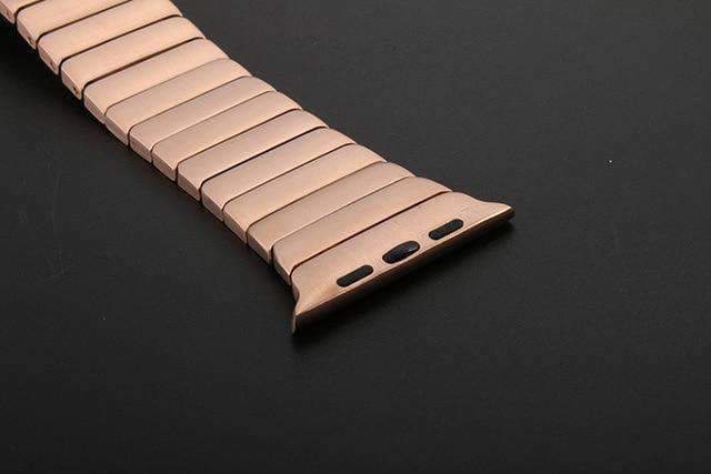 Apple Apple Watch Series 5 4 3 2 Band, Luxury Stainless Steel Link Bracelet Minimal band with adapters 38mm, 40mm, 42mm, 44mm - US Fast Shipping
