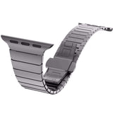 Apple Apple Watch Series 5 4 3 2 Band, Luxury Stainless Steel Link Bracelet Minimal band with adapters 38mm, 40mm, 42mm, 44mm - US Fast Shipping