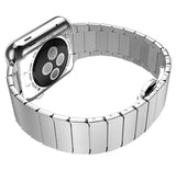 Apple Apple Watch Series 5 4 3 2 Band, Luxury Stainless Steel Link Bracelet Minimal band with adapters 38mm, 40mm, 42mm, 44mm - US Fast Shipping