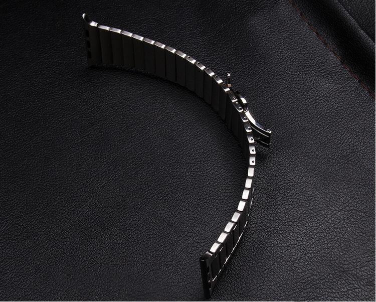 Apple Apple Watch Series 5 4 3 2 Band, Luxury Stainless Steel Link Bracelet Minimal band with adapters 38mm, 40mm, 42mm, 44mm - US Fast Shipping