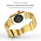 Apple Apple Watch Series 5 4 3 2 Band, Matte Stainless Steel, Metal Links Bracelet Smart Watch Strap 38mm, 40mm, 42mm, 44mm