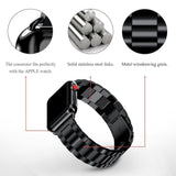 Apple Apple Watch Series 5 4 3 2 Band, Matte Stainless Steel, Metal Links Bracelet Smart Watch Strap 38mm, 40mm, 42mm, 44mm
