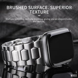 Apple Apple Watch Series 5 4 3 2 Band, Metal Band Stainless Steel Butterfly Buckle Strap  38mm, 40mm, 42mm, 44mm