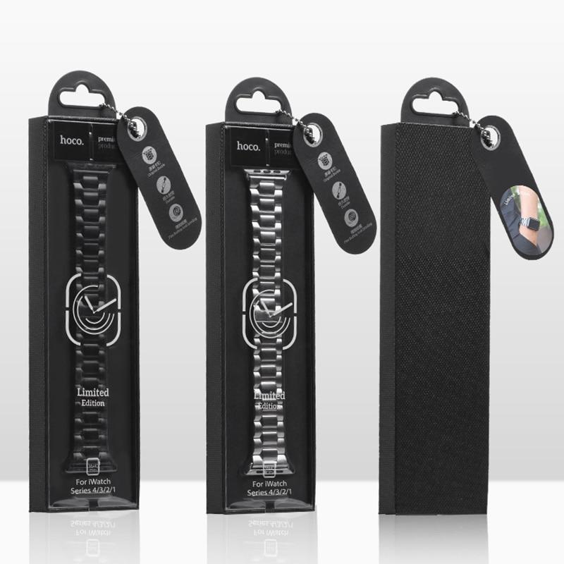 Apple Apple Watch Series 5 4 3 2 Band, Metal Band Stainless Steel Butterfly Buckle Strap  38mm, 40mm, 42mm, 44mm