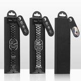 Apple Apple Watch Series 5 4 3 2 Band, Metal Band Stainless Steel Butterfly Buckle Strap  38mm, 40mm, 42mm, 44mm