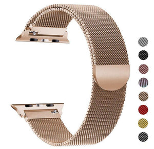 Apple Apple Watch Series 5 4 3 2 Band, Milanese Loop Sport Strap, Magnetic Stainless Steel Bracelet watchband 38mm, 40mm, 42mm, 44mm