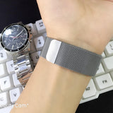 Apple Apple Watch Series 5 4 3 2 Band, Milanese Loop Sport Strap, Magnetic Stainless Steel Bracelet watchband 38mm, 40mm, 42mm, 44mm
